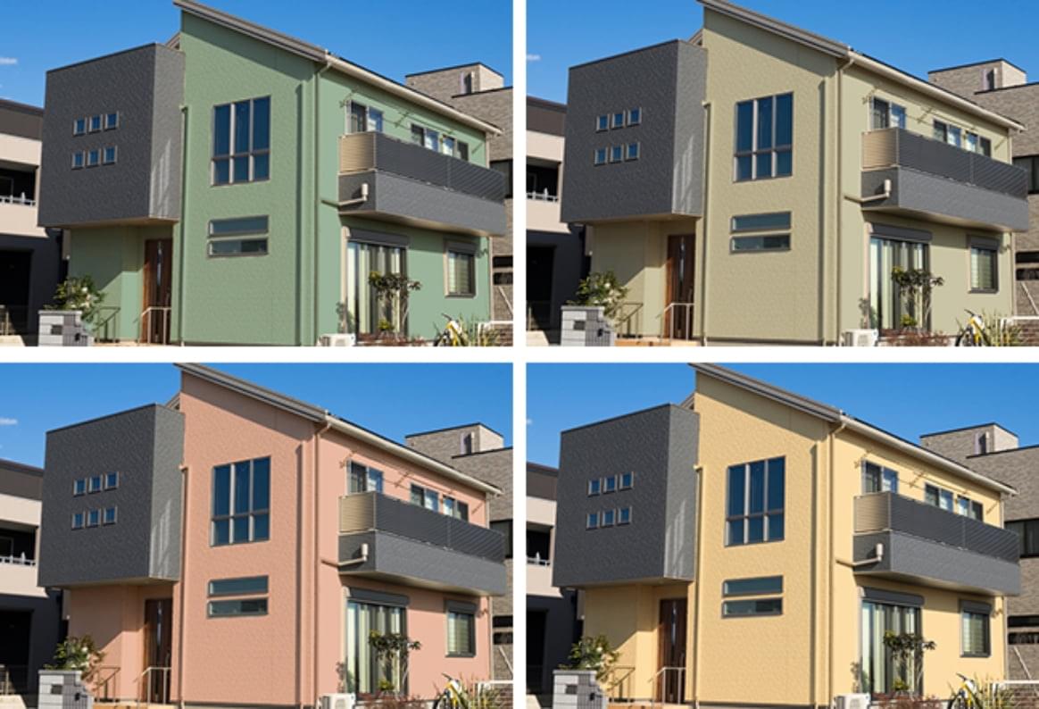 カラーシミュレーション後 ４パターン